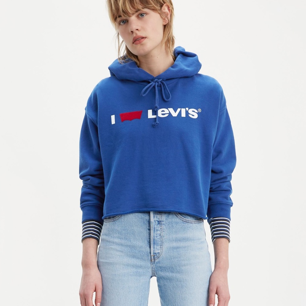 Levi’s Cropped Hoodie NWOT